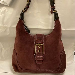 Coach Burgundy Handbag